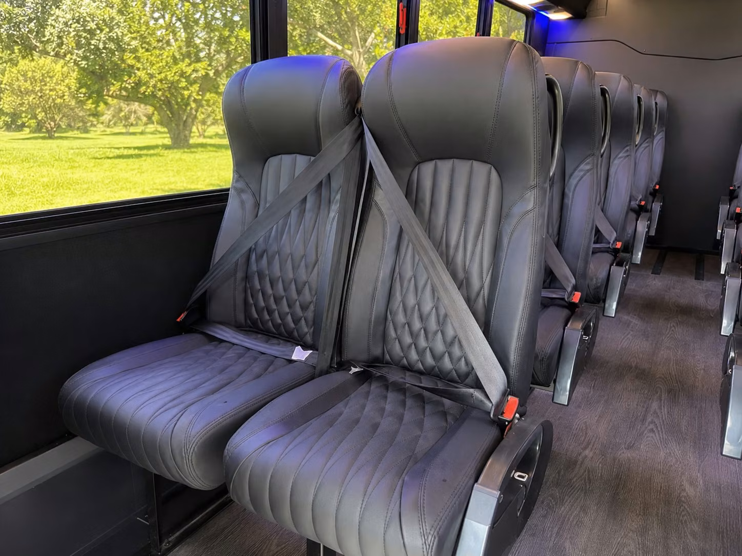 20 passenger minibus interior