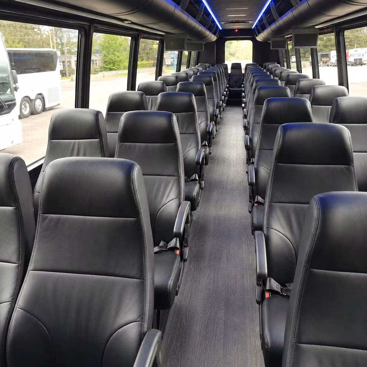 25 passenger minibus inside