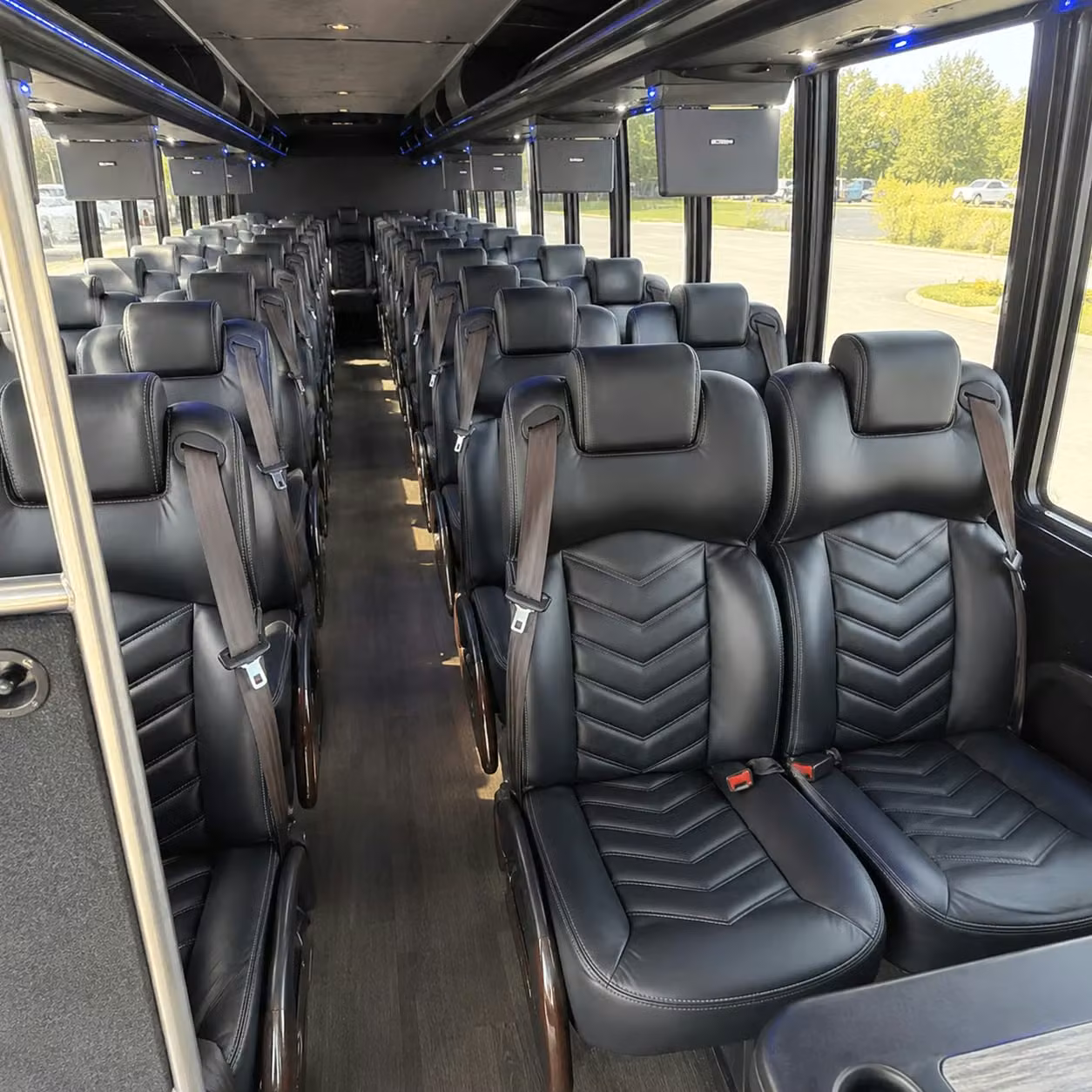 25 passenger minibus interior
