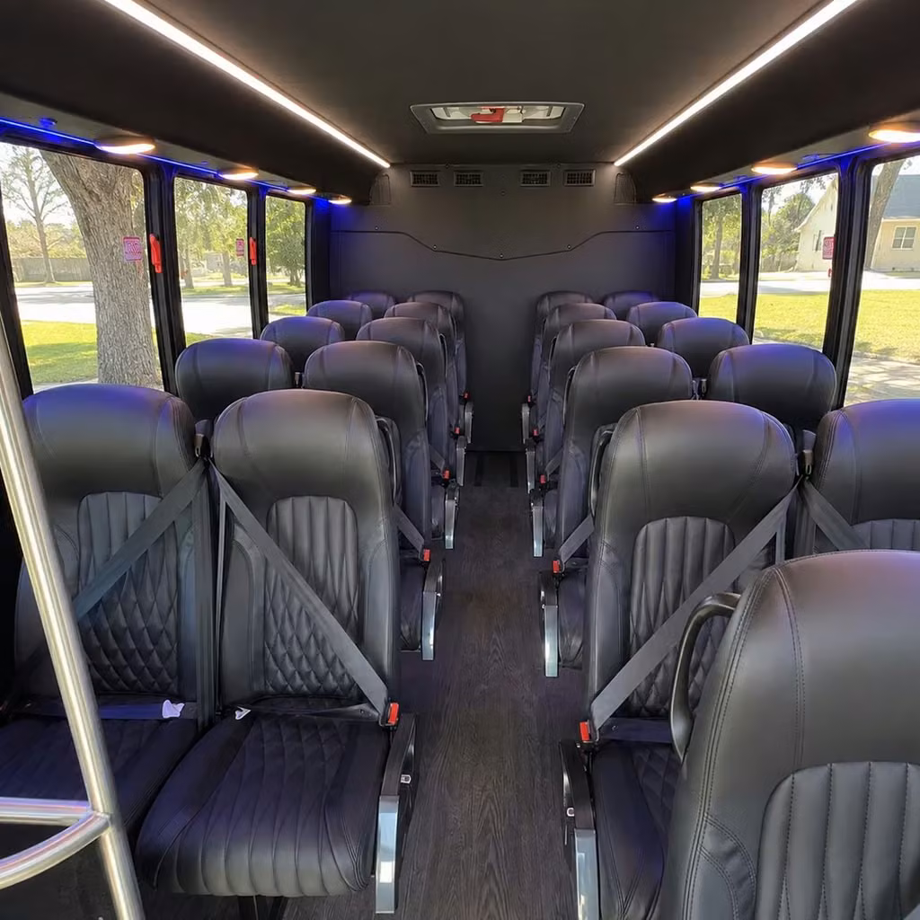 35 passenger minibus inside