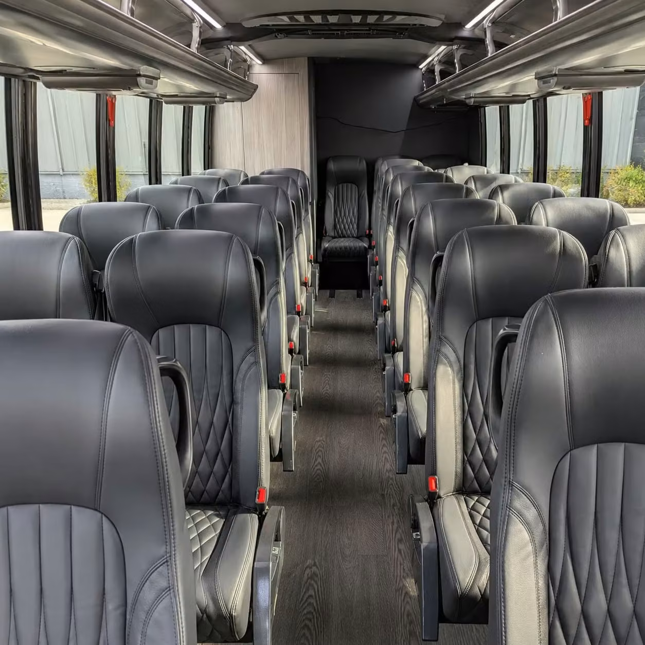 35 passenger minibus interior