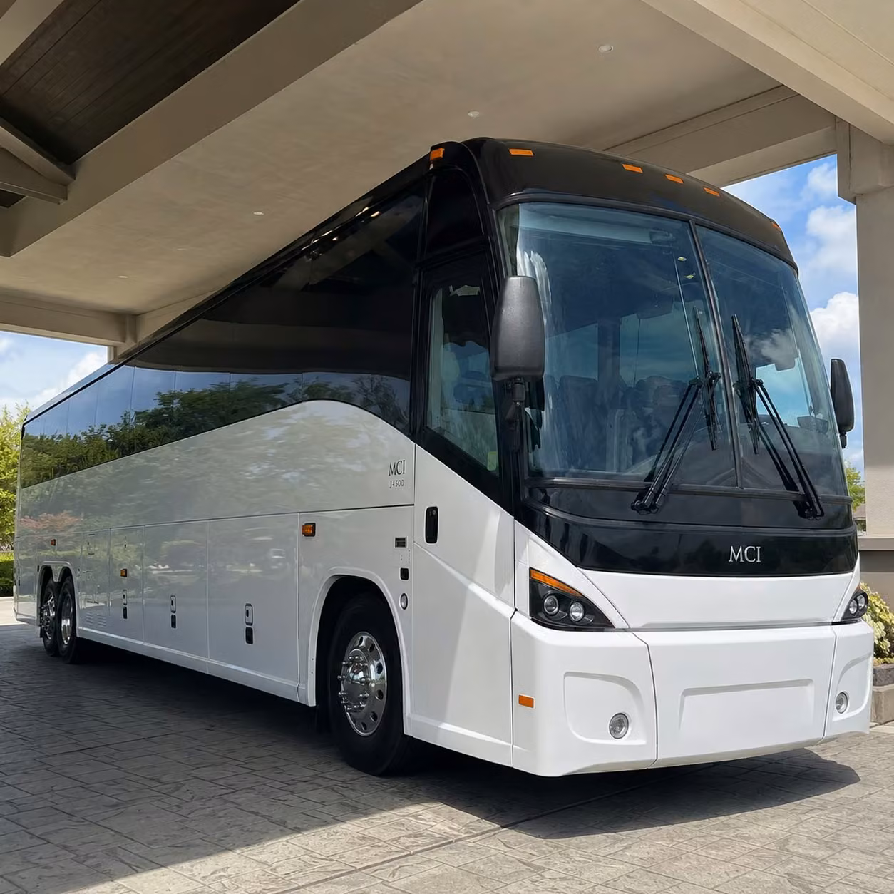 56 passenger charter bus