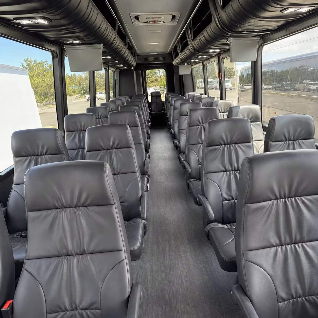 bridal party minibus rentals for getting ready in style across allegheny county