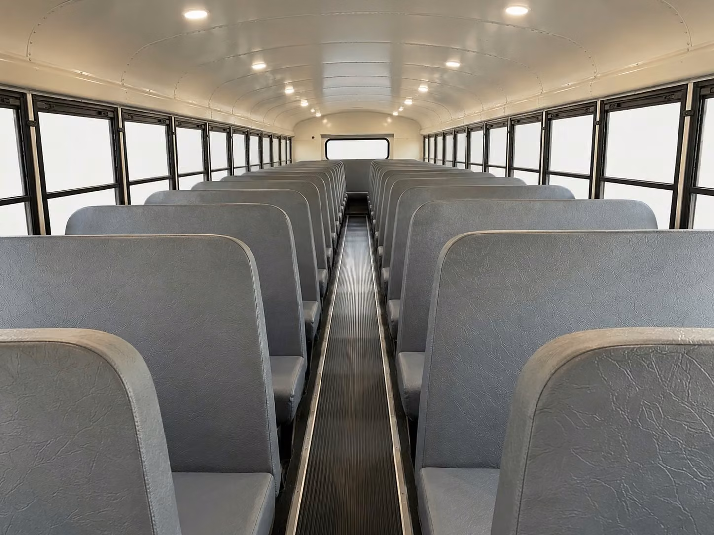 school bus interior