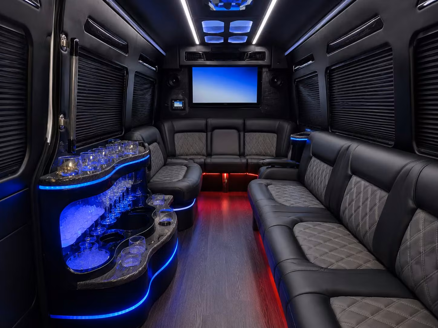 sprinter limousine inside